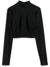 Just Cavalli Woman Blouse Black Size 4 Viscose In 黑色