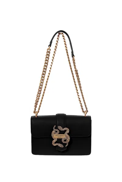 Just Cavalli Cross-body Bag In Black