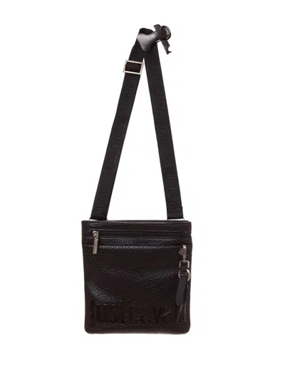 Just Cavalli Cross-body Bag In Black