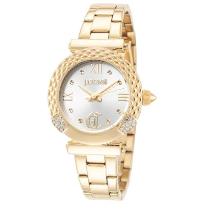 Just Cavalli Curiosa Women's Watch Jc1l332m0055 In Gold