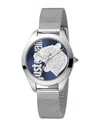 Just Cavalli Gray Stainless Steel Bracelet Watch