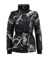 Just Cavalli Down Jacket With Standing Collar In Black