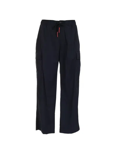 Just Cavalli Drawstring Cargo Pants In Blue