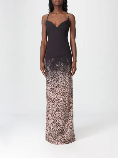 Just Cavalli Dress  Woman Color Beige In Multi