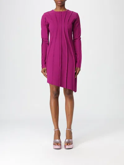 Just Cavalli Dress  Woman Color Cherry In Purple