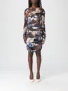 Just Cavalli Dress  Woman Color Multicolor In Multi