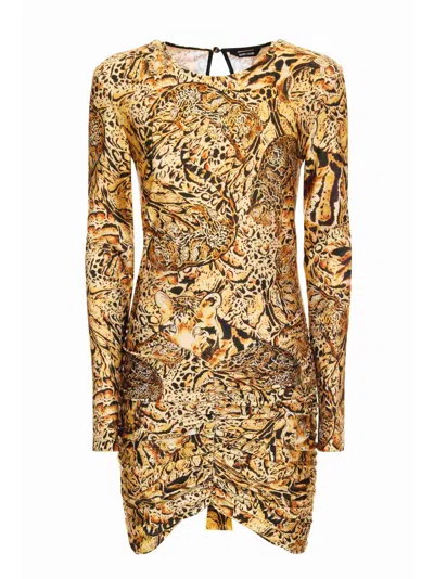 Just Cavalli Dress In Yellow