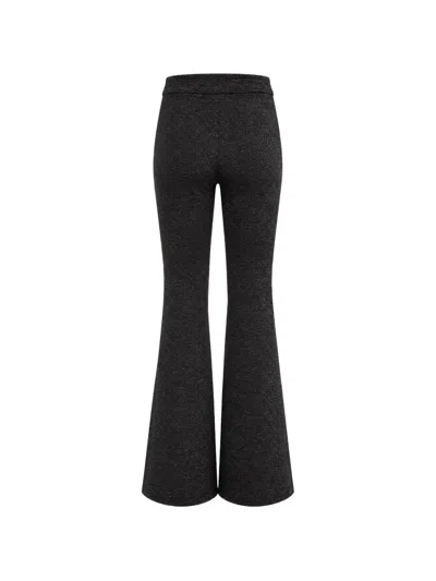 Just Cavalli Element Flared Trousers In Black