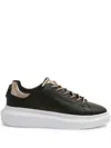 Just Cavalli Elevated Black Sneakers With Premium Materials And Stylish Accents In Schwarz