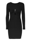 Just Cavalli Fitted Minidress In Negro