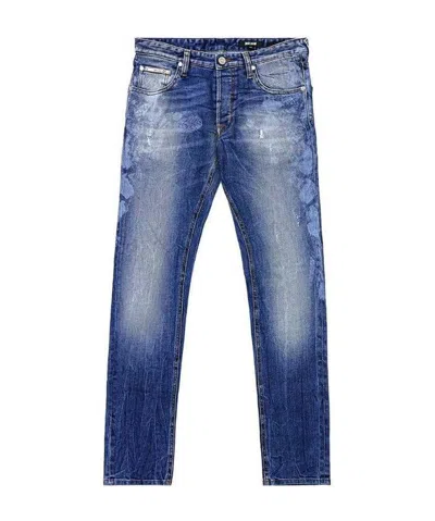 Just Cavalli Five Pocket Jeans In Blue