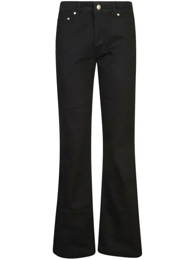 Just Cavalli Flared Jeans With Luxurious Cotton Blend And Impeccable Fit In Black