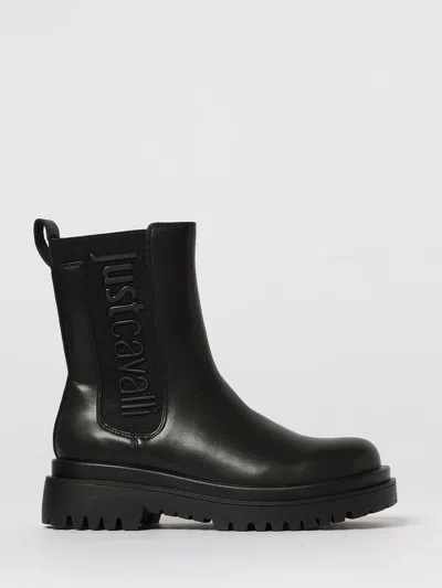 Just Cavalli Flat Ankle Boot  Woman Color Black