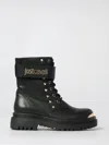 Just Cavalli Flat Ankle Boot  Woman Color Black In Black