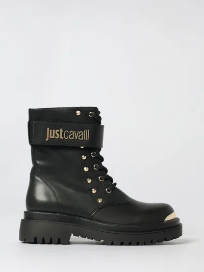 Just Cavalli Flat Ankle Boot  Woman Color Black