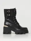 Just Cavalli Flat Ankle Boots  Woman Color Black In Schwarz
