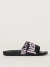 Just Cavalli Flat Sandals  Woman Color Black In Black