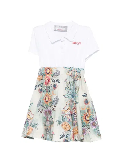 Just Cavalli Babies' Floral-print Dress In Multi