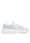 Just Cavalli Fondo Ursa Dis Sneakers. D02 In Bianco