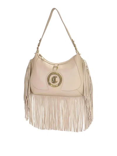 Just Cavalli Fringes Bag 1 In Sand