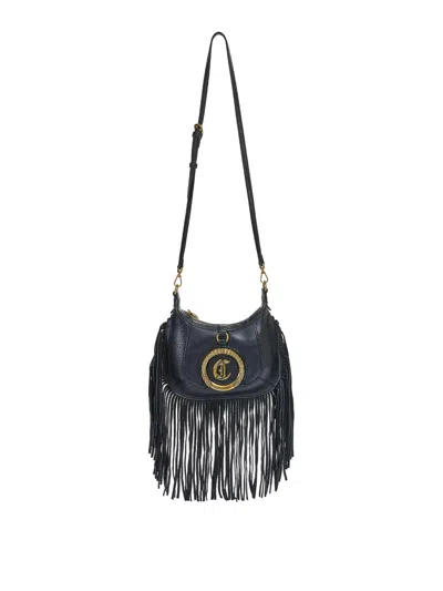 Just Cavalli Fringes Bag 2 In Black