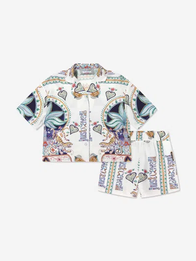 Just Cavalli Babies'  Girls Palm Proddar Short Set In Multi