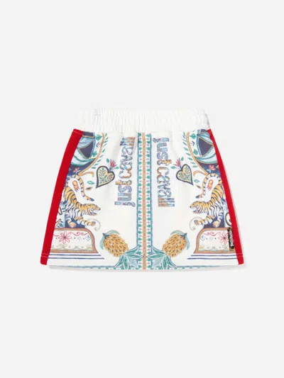 Just Cavalli Kids'  Girls Palm Thiru Fleece Skirt In Multi