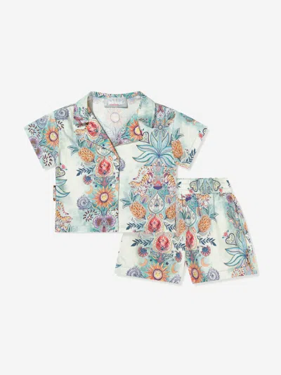 Just Cavalli Babies'  Girls Tropical Garden Mailani Short Set In Multi
