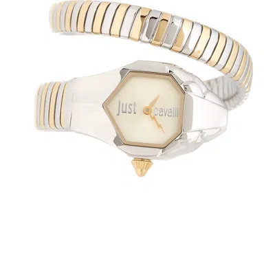 Just Cavalli Glam Chic Two-tone Cuff Watch, 22mm In Multi