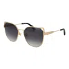 Just Cavalli Gold Metal Sunglasses In Gold