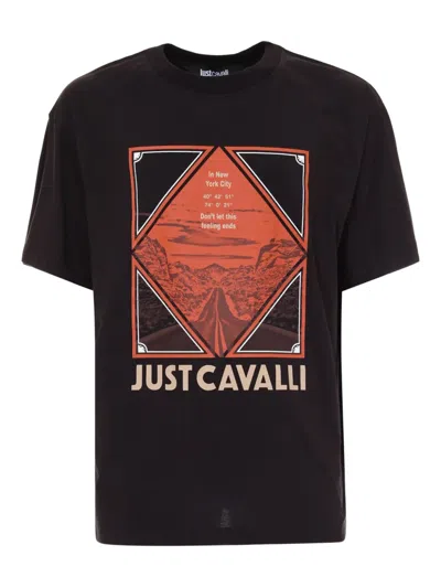 JUST CAVALLI GRAPHIC-PRINT T-SHIRT