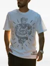 Just Cavalli Graphic-printed T-shirt In White