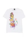 Just Cavalli Graphic-print Logo-print T-shirt In Multi