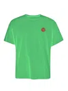 Just Cavalli Green Short Sleeves T-shirt In Green