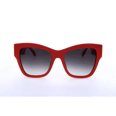 Just Cavalli Grey Gradient Square Ladies Sunglasses Sjc037 06xx 54 In ["black","red"]