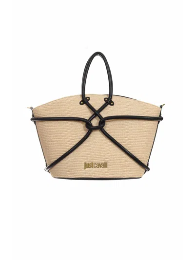 Just Cavalli Handbag Bag In Brown