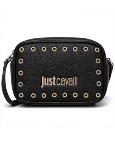 Just Cavalli Handbag Jc Mini Eyelets Woman Black Leather