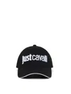 Just Cavalli Black Casual Hat In Black
