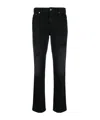 Just Cavalli High-rise Straight-leg Jeans In Black