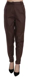 Just Cavalli High Waist Tapered Formal Trousers Pants