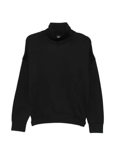 Just Cavalli High-neck Sweatshirt In Black