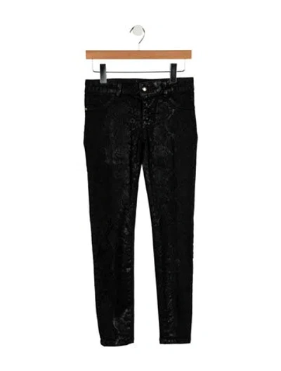 Pre-owned Just Cavalli High-rise Skinny Leg Jeans In Black