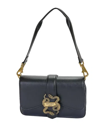 Just Cavalli Iconic Snakes Bag 4 In Black