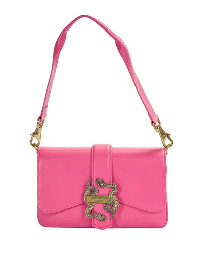 Just Cavalli Iconic Snakes Bag 4 In Pink