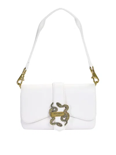 Just Cavalli Iconic Snakes Bag 4 In White
