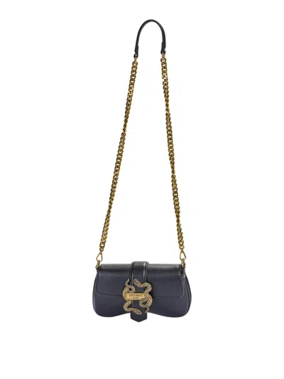 Just Cavalli Iconic Snakes Bag 7 In Black