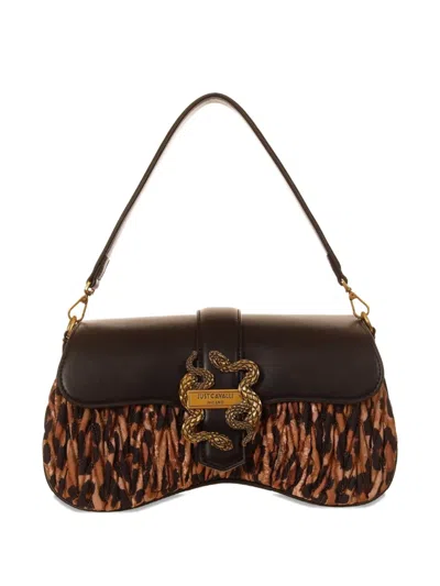 Just Cavalli Iconic Snakes Shoulder Bag