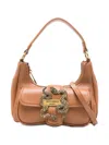 Just Cavalli Iconic Snakes Tote Bag In Brown