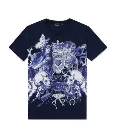 Just Cavalli Item O-neck Short-sleeved T-shirt In Black