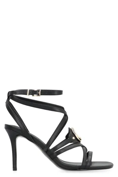 Just Cavalli Ivy Heeled Sandals In Black